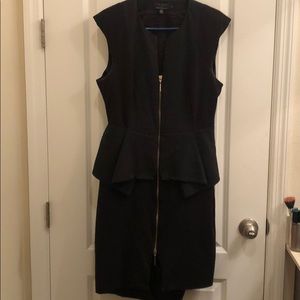 Ted Baker Black peplum dress (size 10/12)